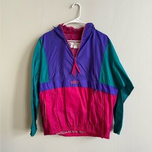 vintage columbia windbreaker